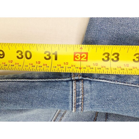 American Eagle Outfitters Size 00 Women 32" Inseam Curvy Kick Boot Stretch Jeans - Picture 8 of 13